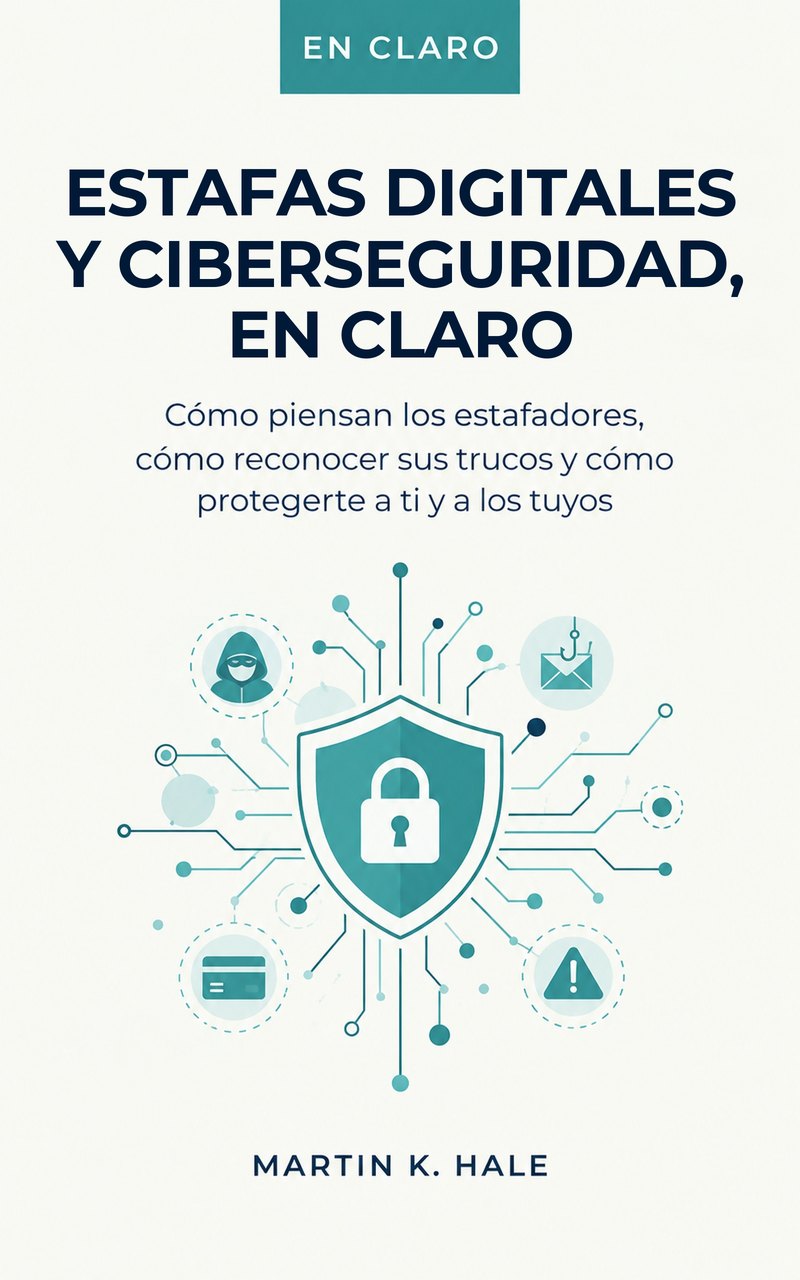 Portada de Estafas digitales y ciberseguridad, en claro